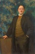 Heinrich Hellhoff Portrait des Kammersangers Paul Knupfer Spain oil painting artist